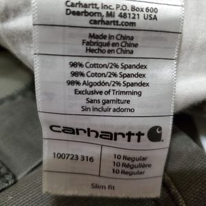 carhartt dungaree slim double